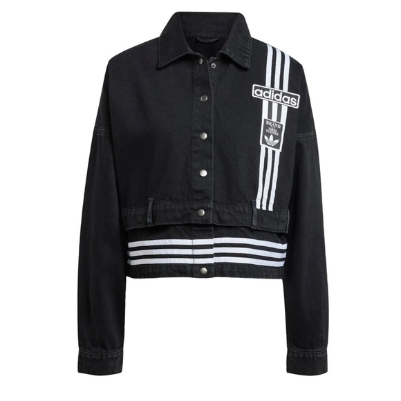 adidas Originals Jackets & Blazers - Adidas Adibreak Denim Two-In-One Track Top NWT